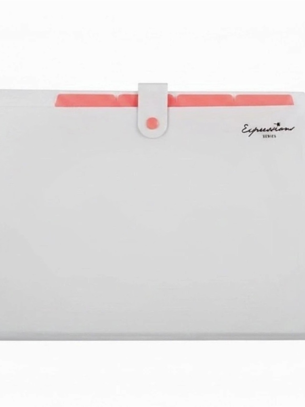 Expeditions File Folder White & Pink